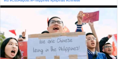 Chinese supporting Manila