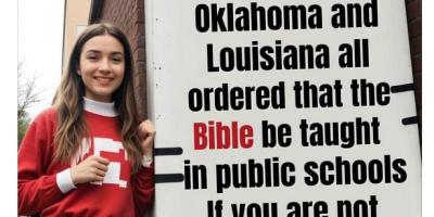 Efforts to Teach the Bible in Public Schools