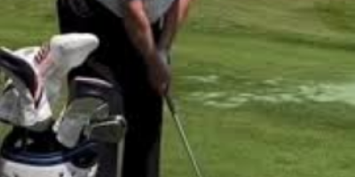 Trump golfing
