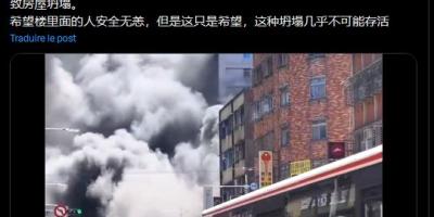 fire in New Taipei City