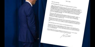 la lettre de retrait de Joe Biden a-t-elle été falsifiée