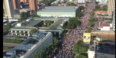 marcha a favor de Henrique Capriles