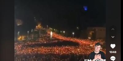 una oración en el Santuario de Lourdes