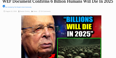 6 Billion Humans Will Die In 2025