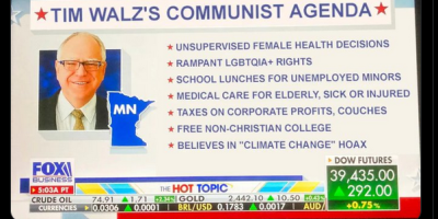 About Tim Walz’s ‘Communist Agenda’