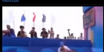 Does NOT Show Olympic Athlete Vomiting