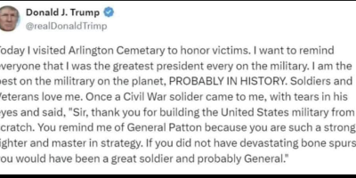 Greatest President Ever on Military