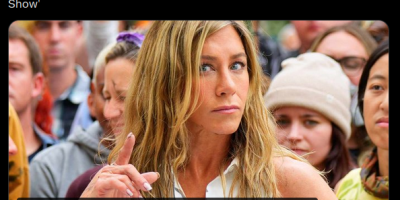 Jennifer Aniston Doused in 'Oil'