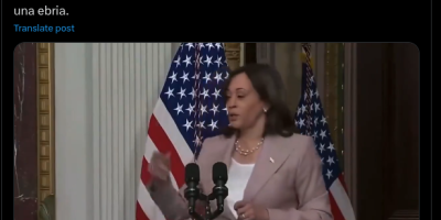 Kamala Harris ebria