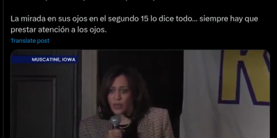 Kamala Harris hablando