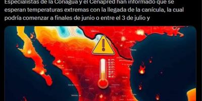 México debido a la canícula 