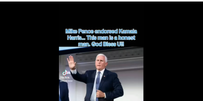 Mike Pence Has Endorsed Kamala Harris For President