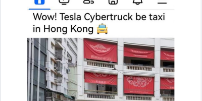 Tesla Cybertruck taxi