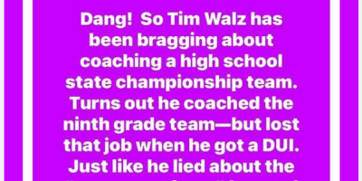 Tim Walz DID Coach High School