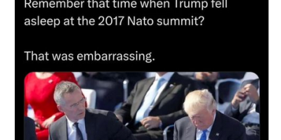 Trump Fell Asleep At The 2017 NATO 