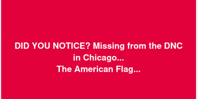 US flags not absent