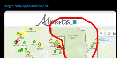 falsely claim Alberta wildfires 