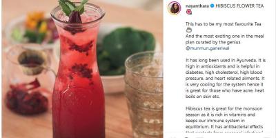 social media conflict over hibiscus tea