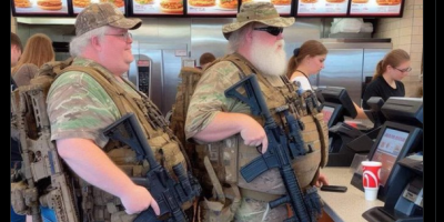 Americans In Fast Food Establishment