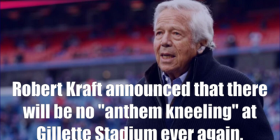 Anthem Kneeling' at Gillette Stadium 