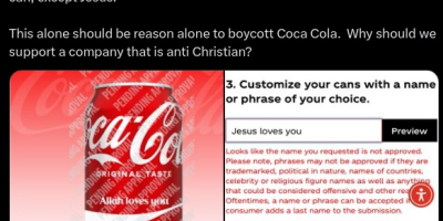 Coca-Cola Does NOT Allow