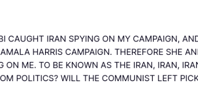 Campaign Illegally Spied On Him