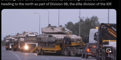 Israeli Tanks Entering Gaza