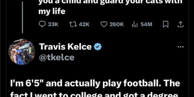 Kelce replying to Musk’s