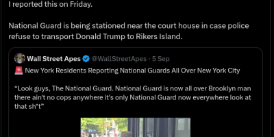 National Guard Is In New York City