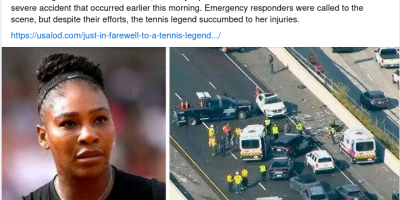 Serena Williams Was Not Killed