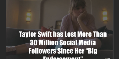 Swift Lost 30M Followers