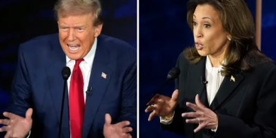 Trump y Kamala Harris