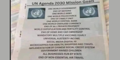 UN’s ‘Agenda 2030