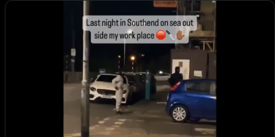 altercation in Southend, U.K.