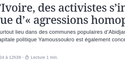 anti-LGBT+ en Côte d'Ivoire