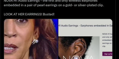 audio earrings