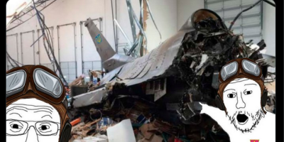 crashed Ukrainian F-16 fighter jet