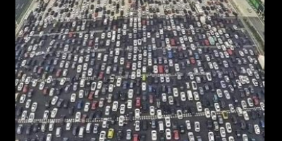 traffic jam in China