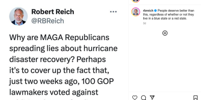 100 Republicans voted against FEMA