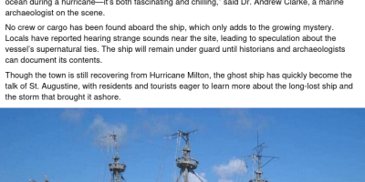 1700s 'Ghost Ship