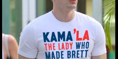 Chris Evans Wearing Shirt Supporting Kamala