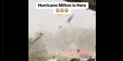 Clips Do Not Show Hurricane Milton 