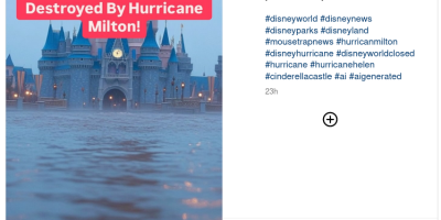 Disney World Destroyed By Hurricane Milton