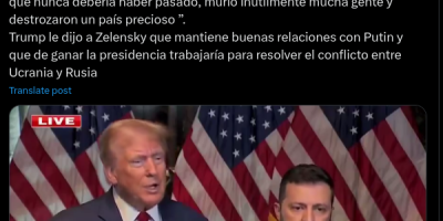 Donald Trump no llama "traidor"