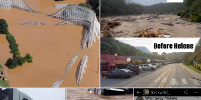 Flooded Georgia rollercoaster