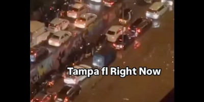 Flooded Highway in Tampa