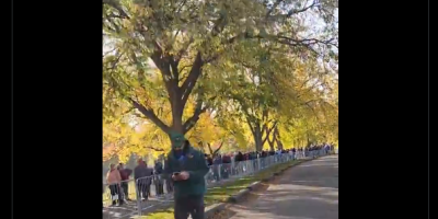 Harris rally attendees in Grand Rapids