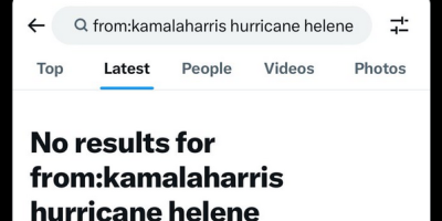 Hurricane Helene from @VP X account