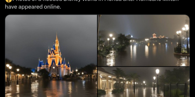 Hurricane Milton damage at Disney World