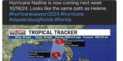 Hurricane Nadine made landfall 